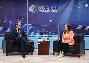 AIT新任高雄分處長首訪海委會    管碧玲：台美攜手提升海洋韌性
