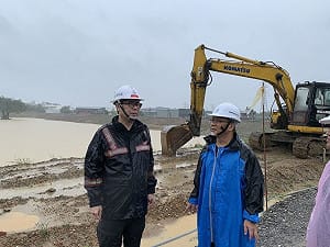 高雄強降雨　陳其邁勘查多處災情、積淹水已退