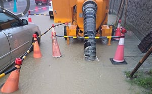 藍營議員質疑防汛工程剛完工又積水     高市水利局澄清：不同集水分區