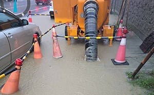 藍營議員質疑防汛工程剛完工又積水     高市水利局澄清：不同集水分區