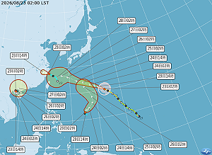 西南風挾低壓帶灌雨！南部防豪雨　沙德爾恐轉強颱