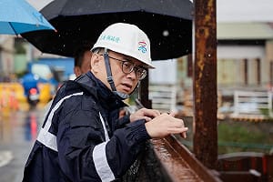再赴仁武勘查八涳橋水情  賴瑞隆：河道拓寬工程有助排洪