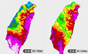 823水災8週年遇暴雨！南部雨量上看800毫米 「紫爆」雨勢一圖看