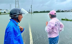 大寮永芳里長年逢雨必淹. 柯志恩：治水不能只停留在預算數字
