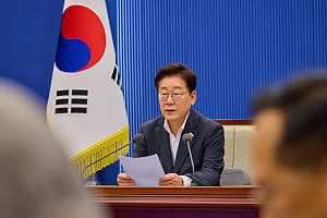 川普惹的禍？ 韓國總統李在明支持度又再創新低...