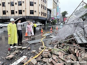 國定古蹟大東門側牆因豪雨局部崩落　南市府緊急處置研擬搶修修復方案