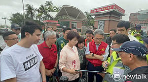 陳亭妃邀經濟部次長賴建信南下  全面檢視三爺溪、仁德、永康大灣排水系統