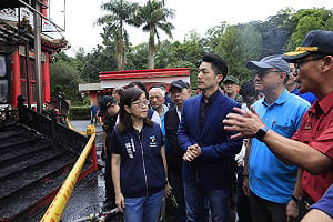 指南宮大火重創　蔣萬安允專案協助：陪廟方走完復原重建