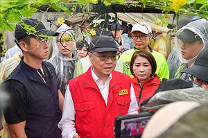 今天有經費勘災了？卓揆：在野立委說可用二備金  欣然接受
