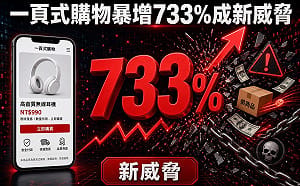 數字會說話！「打詐有成」兩年財損狂降71%  一頁式購物暴增733%成新威脅