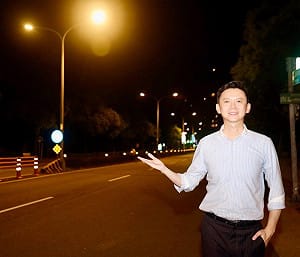竹北高鐵特區「亮起來」！鄭朝方汰換700盞老鈉燈 下一站縣三、城區
