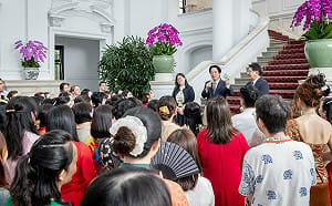 民進黨率新住民了解台灣民主 賴清德：「加倍照顧新住民」是政府理念