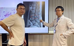 發燒腰痛別輕忽！細菌攻陷中年男脊椎心臟 中榮門診靜脈注射助康復