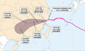 沙德爾登陸了！浙江玉環坎門街道被颱風「三連擊」 創歷史罕見紀錄