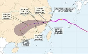 沙德爾登陸了！浙江玉環坎門街道被颱風「三連擊」 創歷史罕見紀錄