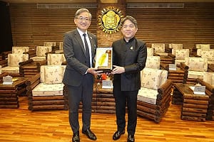 泰國駐台代表參訪調查局　深化跨國緝毒打詐合作