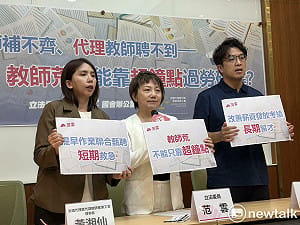范雲揭教師荒、降低超鐘點 沈伯洋：免費營養午餐以外也要培育庶務人員