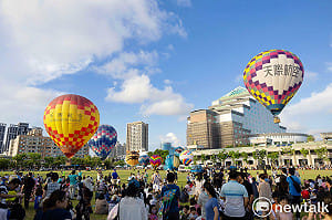 臺南熱氣球派對9月5至6日相約臺南  熱氣球繫留體驗光雕結合無人機展演打造城市視覺饗宴