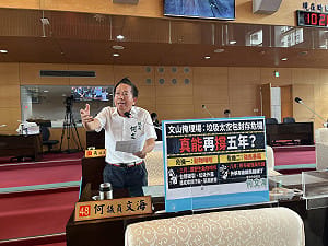 垃圾山防線又破！「3月鼠咬、5月蓋布、8月風吹爛」　何文海轟中市府：靠補丁撐5年？