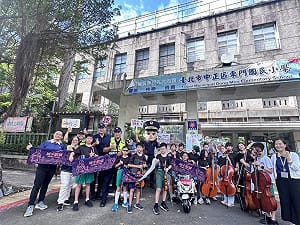北市開學日 警方全面動員打造安心上學路
