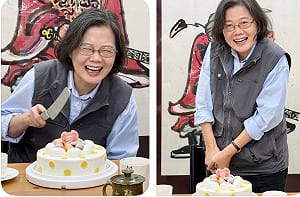 蔡英文70歲慶生照曝光！幕僚先斬後奏「出賣老闆」　14.3萬人狂按讚
