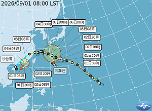 快訊》雙颱共舞！輕颱「沙德爾、科羅旺」同時生成 預估路徑曝光