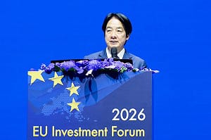 賴清德：期待歐盟推動與台灣簽署避免雙重課稅協定及投資保障協議