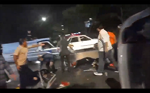 (影) 酒駕還是蓄意? 汽車衝撞親伊政權集會 巴斯基民兵4死、數十人傷