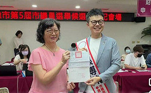 完成高市議員參選登記拼連任 張博洋：還有很多事情可以做得更好