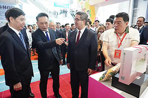 訪中出席台博會 蕭旭岑再喊兩岸大交流、大合作