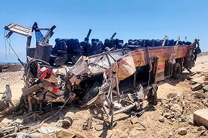 埃及驚傳死亡車禍! 西奈半島旅遊巴士翻覆 逾22死28傷 事故主因待查