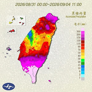 高屏雨炸近20天！屏東4地暴雨狂灌逾2千毫米 專家揭放晴時間