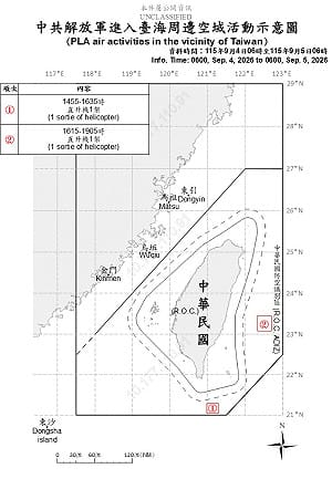 中共13機艦船台海周邊活動 國軍嚴密監控應處