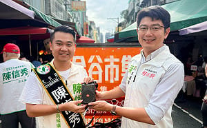 (影)黃守達跨區傳承小蜜蜂 陳信秀拚綠營關鍵第三席