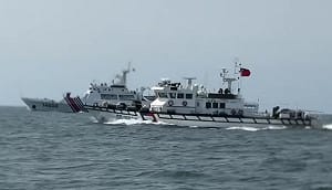 （影）中國海警4船越界闖金門水域　海巡強勢逼退：犯我海疆寸步不讓