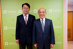 蘇貞昌稱顏純左後勢看好 擔任市長是市民福氣