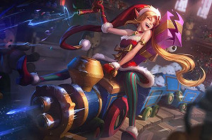 《英雄聯盟》吉茵珂絲、波比新造型 雪地美術圖公開 