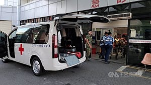 台東志航基地油槽火警 包商墜落遭燒傷命危