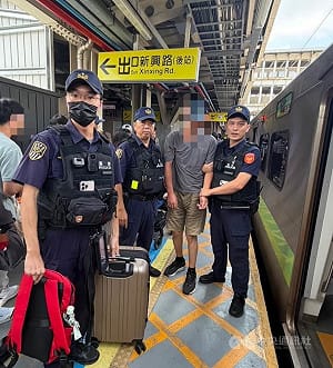 男搭火車致電110揚言殺人 鐵警鷹眼緊追速逮送辦