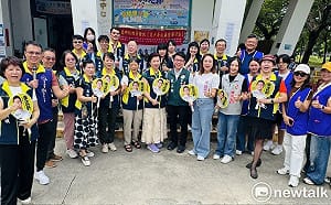 台南市惜福慈善協會中秋送暖  攜手朱正軒關懷弱勢反毒揪起來