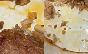 外送打拋豬飯驚見「活蛆」亂爬！業者急致歉：停止供餐   中市府出手了