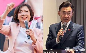 民調》台中市長選戰！ 國民黨江啟臣領先民進黨何欣純超過一成