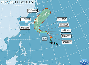 杜鵑颱風直奔日本！下週影響東京、關東 不排除增強至中颱
