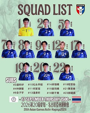 歸化好手田中麻帆致勝進球　台灣女足1比0擊敗泰國