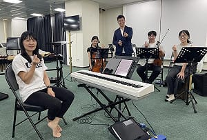西洋四重奏搬到傳統廟埕   左楠黃文志舉辦五場次「好徛起音樂會」