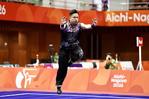 名古屋亞運武術　台灣劉昌閔南拳南棍全能奪銅