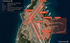 馬毛島最新衛星影像曝光  主副跑道與東部港灣設施進展明顯