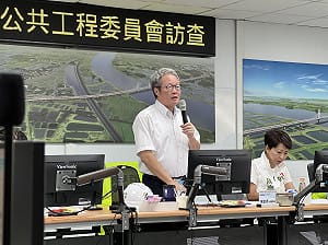 陳金德訪查台61線曾文溪橋工程  盼與淡江、金門大橋相輝映