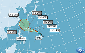 準「舒力基」最快明成颱！不排除北轉靠近 未來一週天氣趨勢一圖看