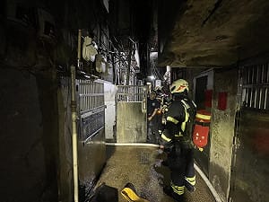基隆民宅惡火　獨居8旬老翁葬身火窟